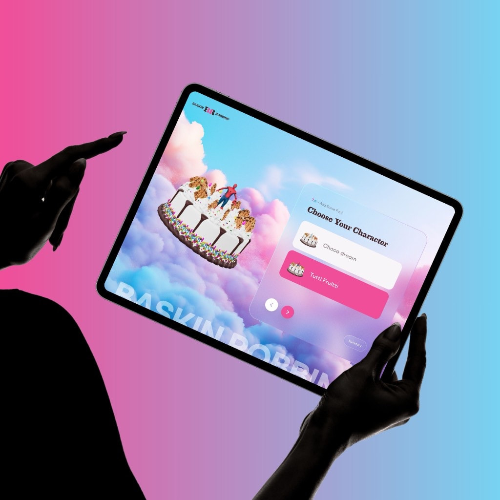 Baskin Robbins app and web experience case study